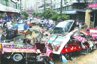 河南淹了多少辆汽车(河南遭遇洪灾，大量汽车被淹)
