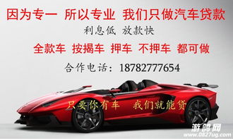 汽车押车利息是多少 汽车押车利息是多少