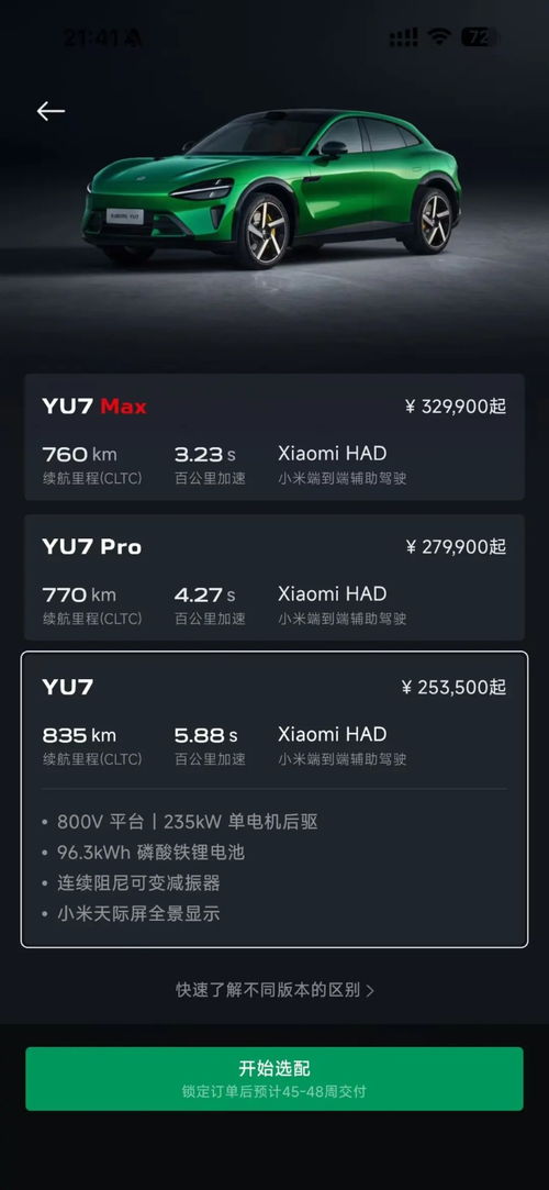 小米汽车定单量多少