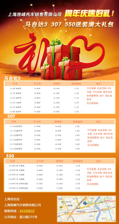 汽车现金优惠有多少