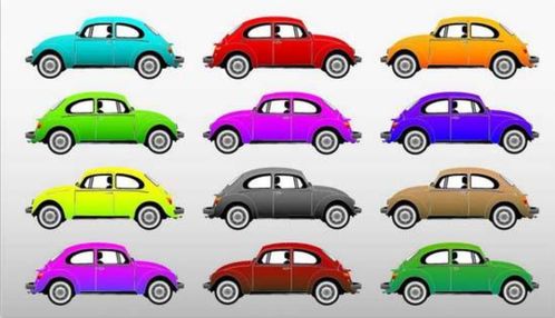 汽车的颜色有多少