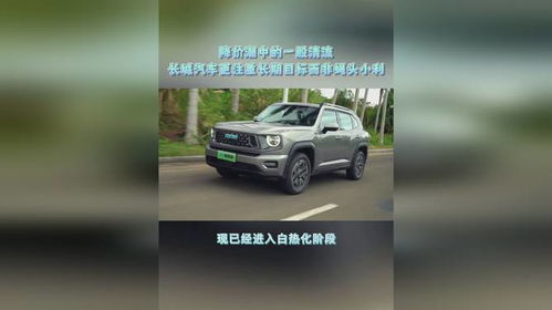 长城汽车降价多少