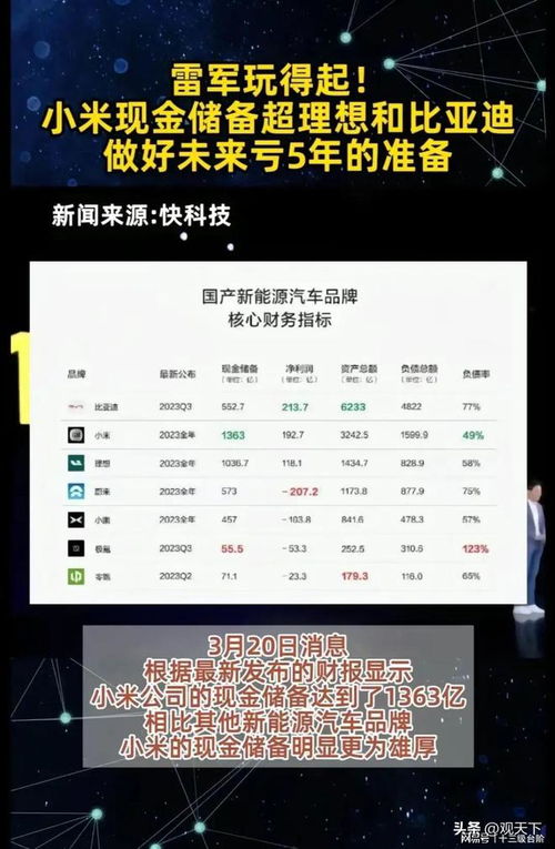 小米汽车亏损定价多少