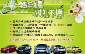 汽车展优惠多少