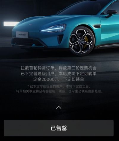 小米汽车预售多少量