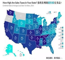 美国各州汽车税收多少