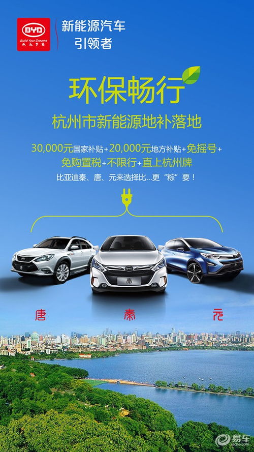 杭州比亚迪汽车补贴多少