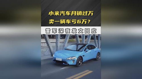 小米汽车卖了亏多少