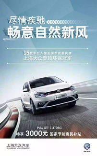 大众汽车补贴多少