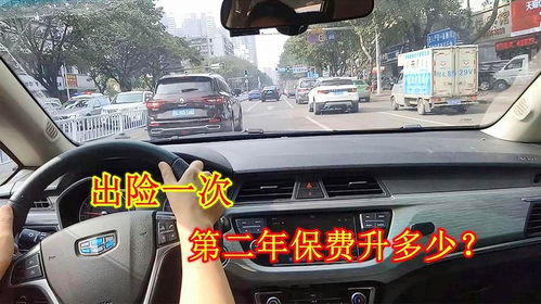 汽车出险保险上调多少