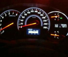 汽车时速表读数多少