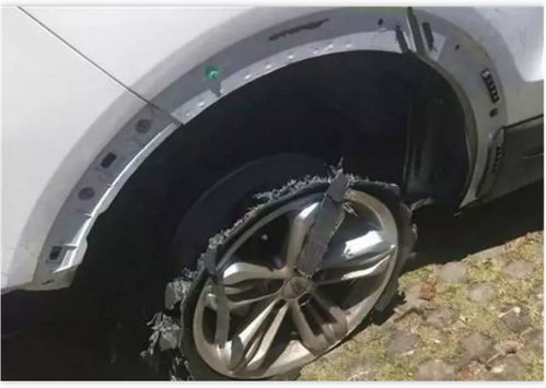 汽车后轮坏了能跑多少