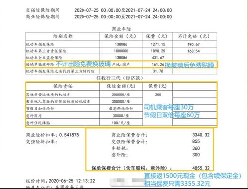 汽车被盗保险多少费用