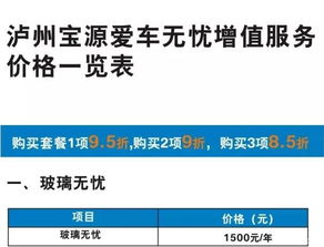 泸州汽车保养优惠多少