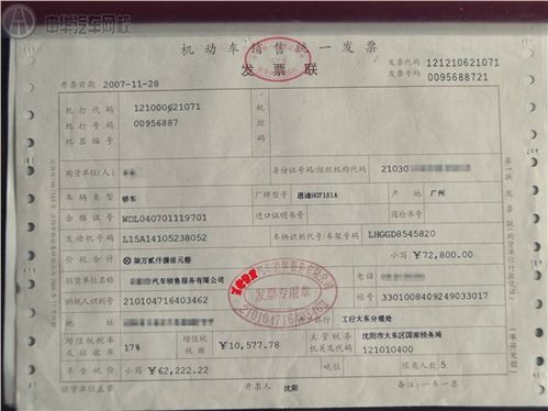 汽车发票金额多少最好