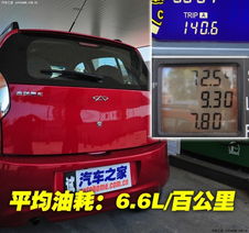 齐瑞汽车油耗多少 齐瑞汽车油耗多少