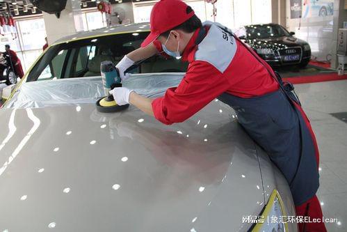 汽车抛光多少度