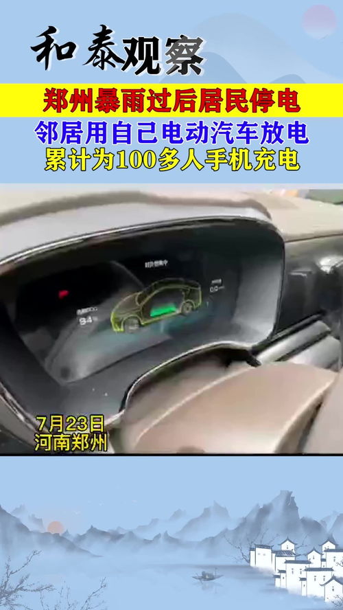 汽车停着能用多少电