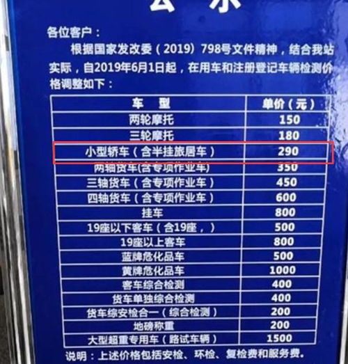 汽车年检公司费用多少