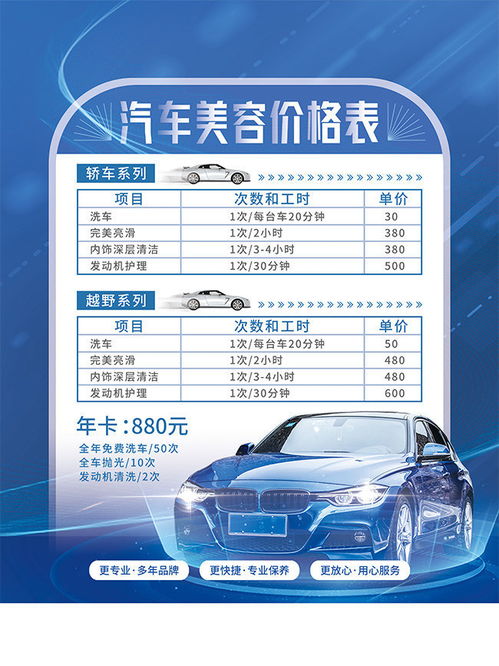 汽车美容修正工资多少