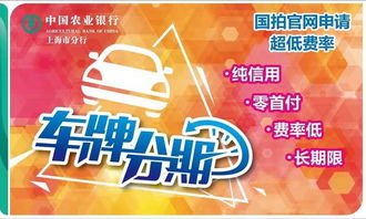 农行汽车分期首付多少 农行汽车分期首付多少