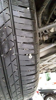 汽车补胎补到多少